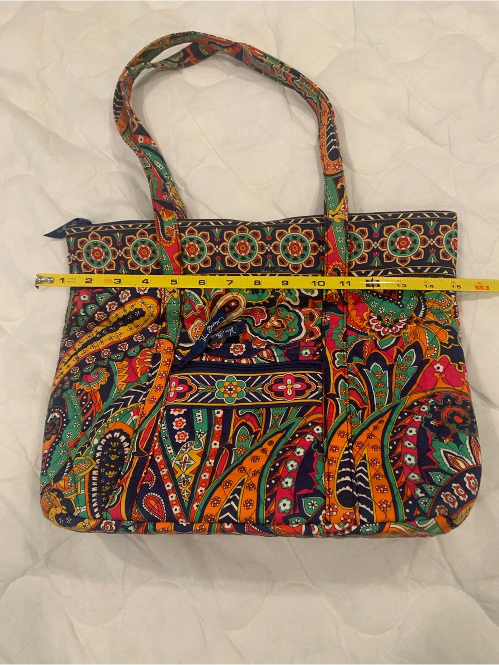 Vera Bradley Quilted Paisley Tote Bag in Multicolor